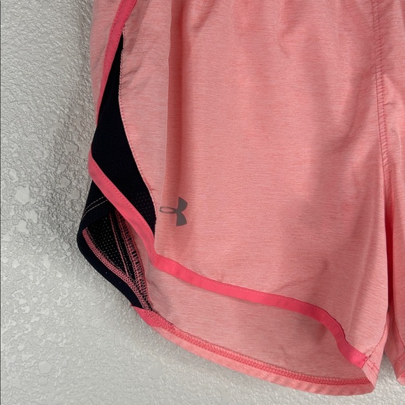 Under Armour Pink Black Running Athletic Workout Short Size Small - Picture 2 of 6